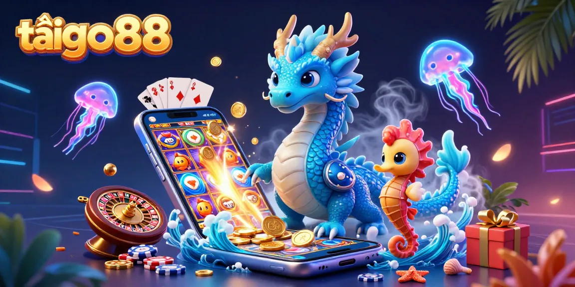 Engage in exciting gameplay and tải go88 with vibrant 3D casino scene featuring slot games and more!