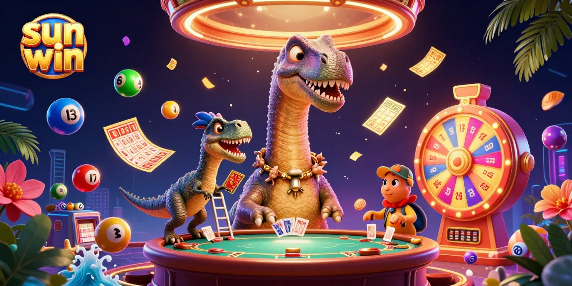 Experience thrilling moments at sun win with animated casino scene featuring vibrant games and exciting characters.