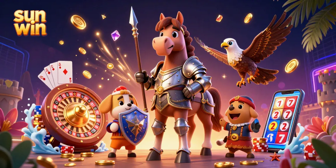 Spin to win big with sun win at this animated casino adventure filled with treasures.