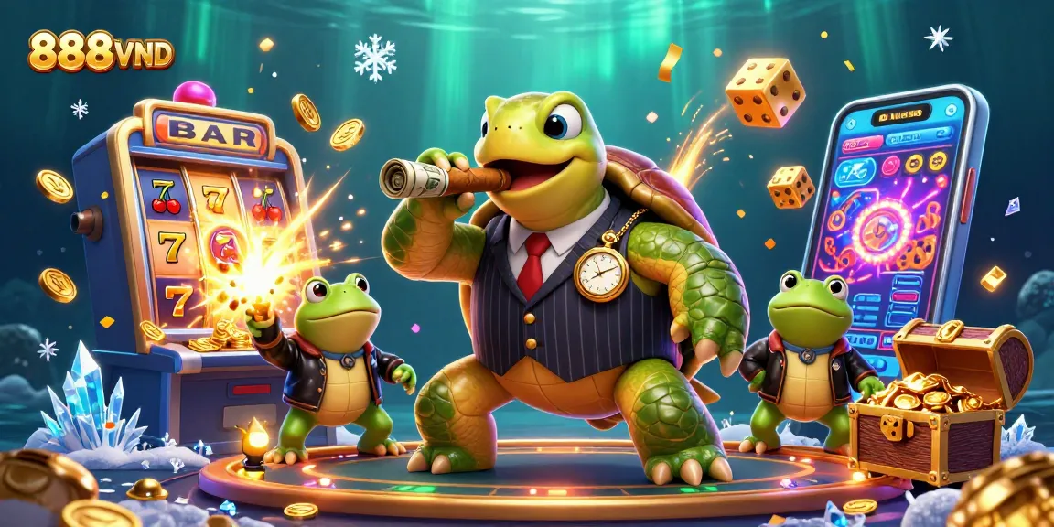 Experience thrilling moments with 888VND in this vibrant casino scene packed with action.
