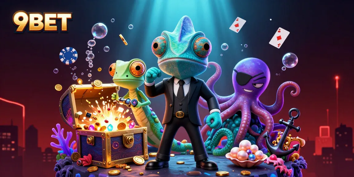 Experience thrilling gameplay at 9BET with engaging characters and dynamic casino elements.