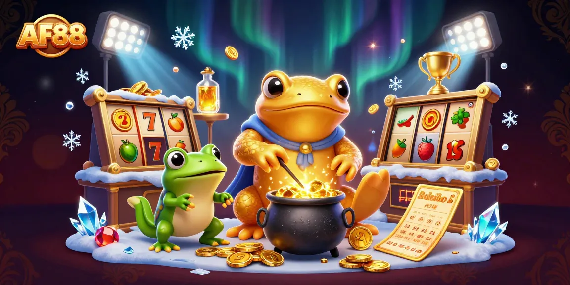 Experience the vibrant AF88 casino adventure with dynamic slot action and magical elements.